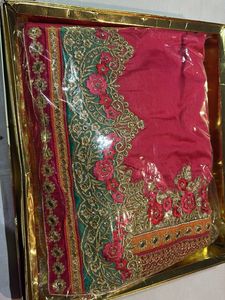 Elegant Embroidered Saree
