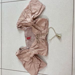 Cute Beige blouse top