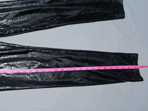 Faux Shiny Black Leggings Free Size 28 to 34