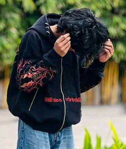 Edgy Graphic Hoodie all size available m to xxl