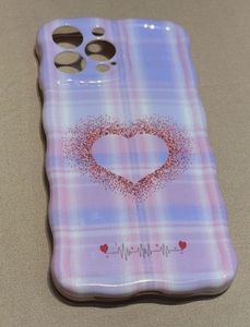 Cute Heart And Hearbeat Case For iPhone 13 Pro Max