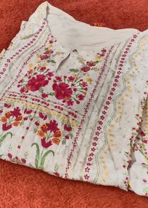 Floral Print Kurta