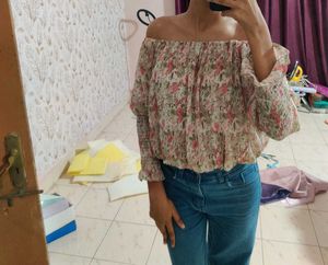 Floral Off-Shoulder Top