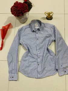 White And Blue Shirt