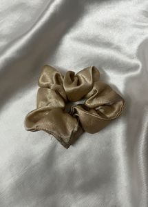 Neutral Satin Scrunchie Set