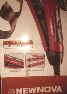 New Nova 2-in-1 Hair Curler/Straightener