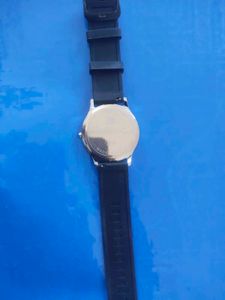 BRITTON Analogue Watch with Black Dial, Diamond Ac