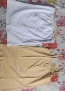 Camisoles- White And Nude