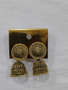Vintage Style Jhumka Earrings