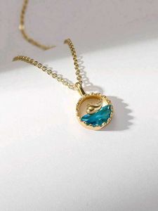 Wave Pendant Necklace