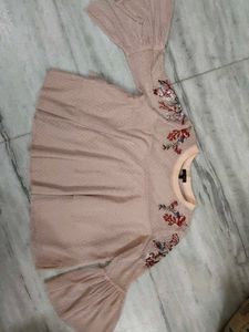 Embroidered Floral Top