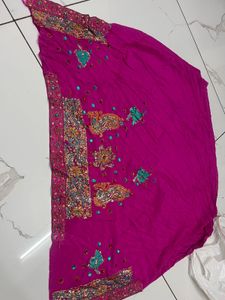 Kathiyawadi Work Lehenga