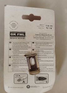 New Unused Steel Measuring Tape 5m x 13mm