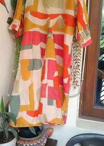 Abstract Print Dress