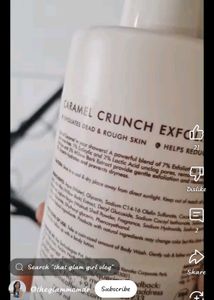 Caramel Crush Exfoliating Body Wash