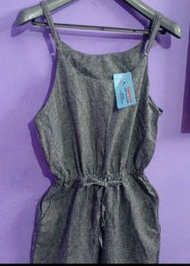 Fabulous Grey Jumpsuit For Girls And Women&#39;s
