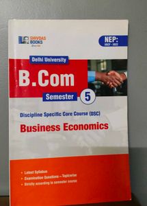 Business Economics Bcom Hons/Prg