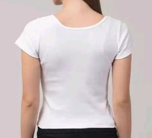 White Button-Down Top