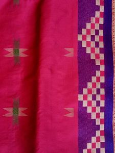 Elegant sambalpuri saree with blouse piece
