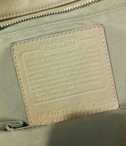 Vintage Coach Leather Tote Bag