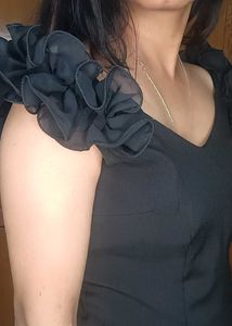 Imported Black Mini Dress