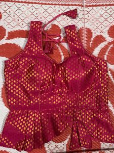 New Readymade rani Pink Padded Blouse