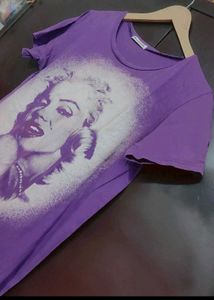 Purple🟣 T-shirt For Girl Or Women 38 Bust