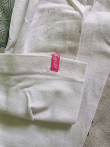 White Cotton Leggings
