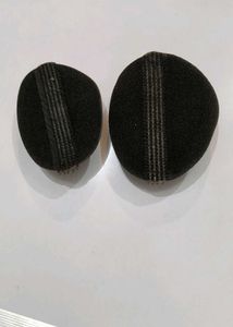 2 Black Hair Bun Makers