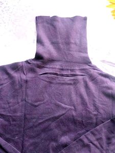 Purple Turtleneck T shirt.