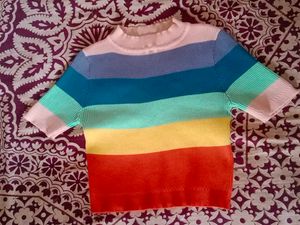 Striped Knit Top