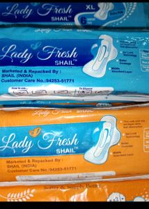 Lady Fresh Shail Sanitary Napkin.