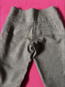 Grey Cropped Trousers