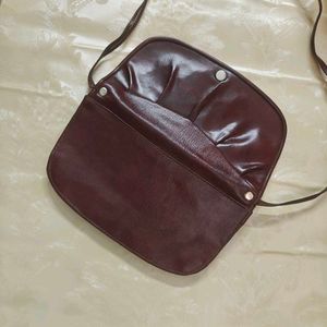 Vintage Brown Crossbody Bag