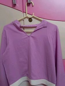 Chic Lavender Wrap Top