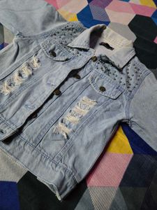 Ripped Denim Jacket
