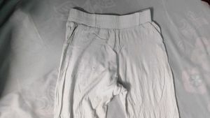 White Casual Legging