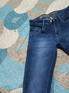 Dark Blue Denim Jeans