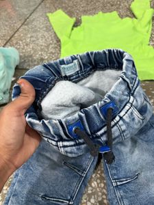 two pieces of boys winter warm sets