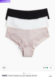 H&M 3-Pack Hipster Briefs