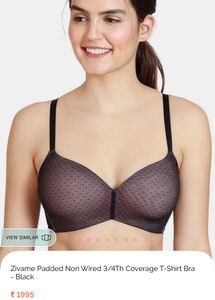 Black Unused Tshirt Bra