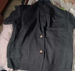 Beige Button-Down Top