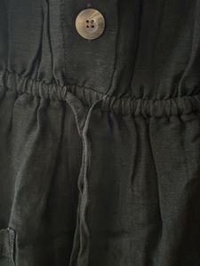 Black Button-Down Dress