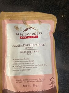 Alps And Goodness Face Mask Powder