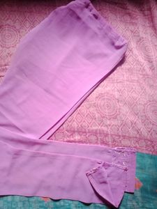 Lavender Embroidered Dress