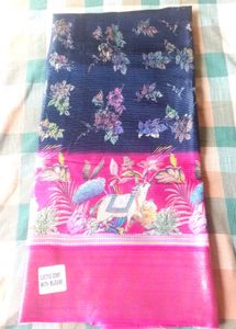Combo Packing, Saree Colour Combination Is Beautif