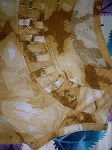 Abstract Print Sleeveless Dress