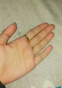 Gold Ring with Green Gemstone