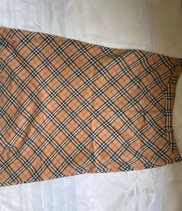 Burberry Check Skirt