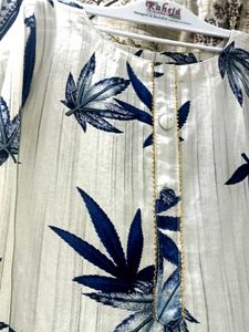 Leaf Print Suit 3 Piece